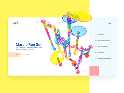 Marble Run Set  landing page