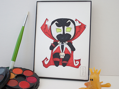 Mini Spawn Illustration chibi comic illustration spawn