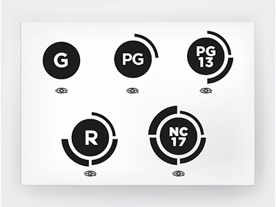 Movie Ratings Redesign infographic movie ratings personal redesign