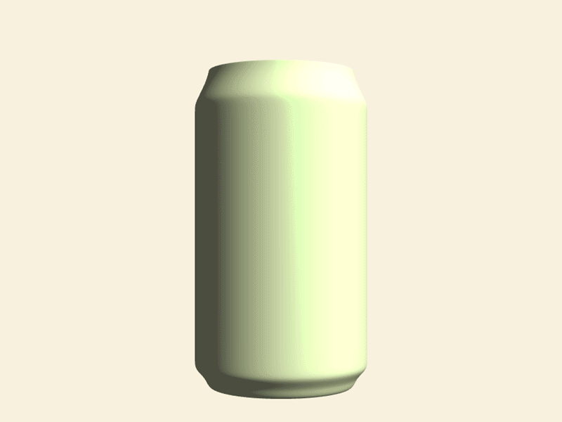 WebGL Can 3d beer bro can pop soda webgl