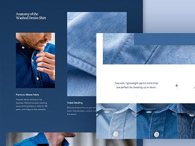 Denim Shirts blue denim ecomm ecommerce menswear shirt shop