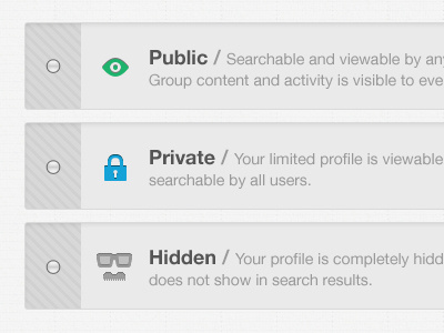 Privacy Icons disguise privacy