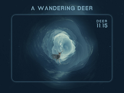 A wandering deer