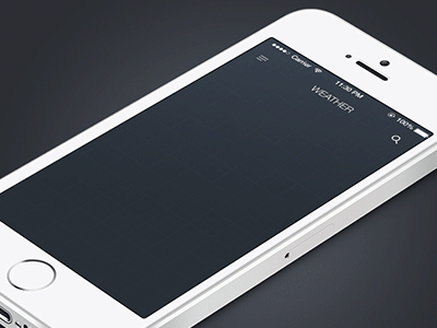 Weather app ios ui