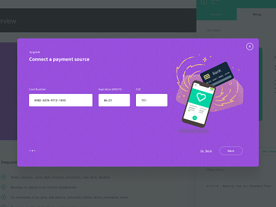 Account upgrade wizard - 2 health app illustration interface interface design irewardhealth ui ux