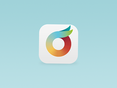 Gaian app circle color conceptual fruit gradient icon ios nature ndc2014