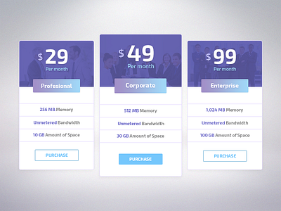 Pricing Table