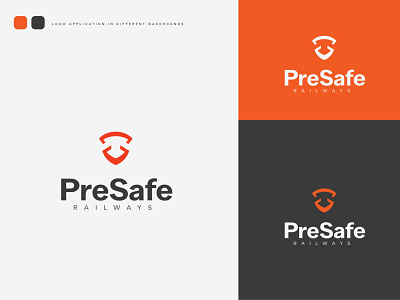 PreSafe Logo brand branding branding concept branding designer design designer logo icon design identity branding identity design logo logomark logotype mark safe security train
