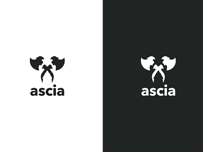 #1 - ascia axe logo logo a day logo design logo designer logo maker logotype modern vector