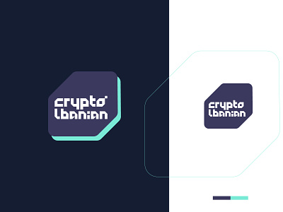 cryptolbanian© brand branding crypto icon identity logo mark modern technology vector