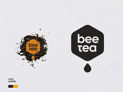 beetea - concept logo 2021/2022 bee branding icon logo logodesign mark natural orange symbol tea