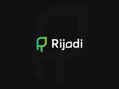 Rijadi-Bioshop bio branding designer creative design green leaf logo logo minimal art