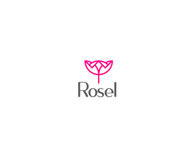 Rosel beauty logo branding concept branding designer rose logo