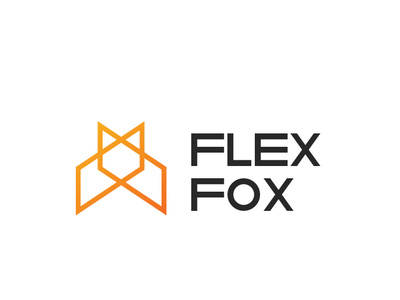 Flex Fox branding and identity branding concept branding design branding designer designer logo fire fox logo logo a day mark icon symbol