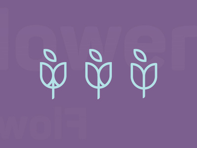 Flower Logo concept bio branding branding concept flower logo a day