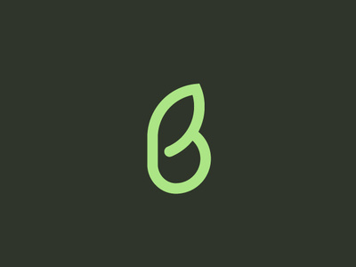 Bio leaf logo bio branding and identity branding concept green logo leaf logotype tea