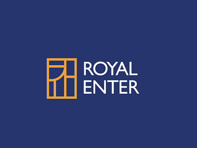 Royal Enter Logo branding and identity branding concept concept design logo design logotype royal trend 2019