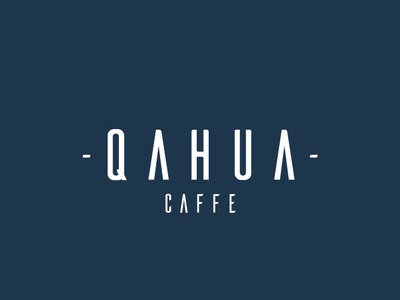 Qahua Logo brand design brand identity coffee coffeelogo logo design logos logotype modern logo wordmark logo