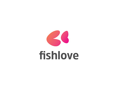 fishlove logo brand identity branding branding design brandingdesigner creative design fish logo graphic design heart logo illustrations logo design logoaday logoai logoawesome logos logotype love uidesign