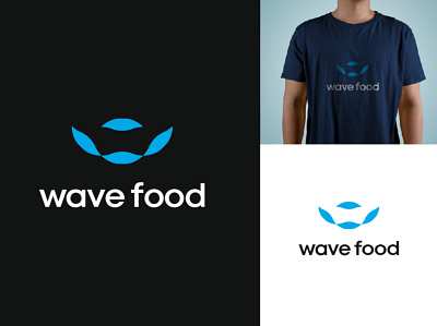 wave food brand design branding and identity branding concept creativity designer food logo a day logo design logodesign logos logotype wave logo