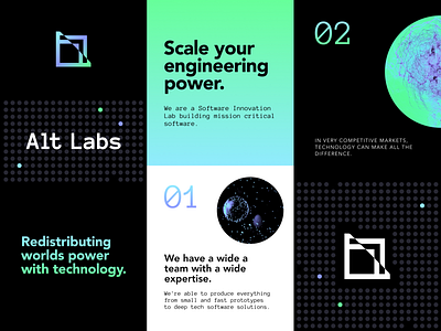 Alt Labs - Visual Identity Design alt blockchain branding gradient graphic design lab labs neon