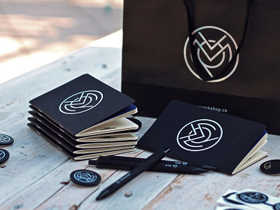 MVP Workshop swag agency blockchain branding development graphic design mvp notebook print swag