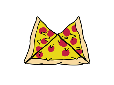 The infamous "Pizza Pin" enamelpin swag