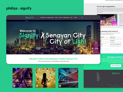 Philips - Signify landing page