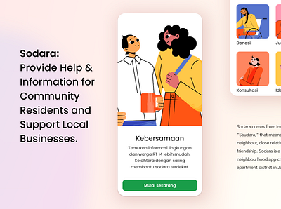 Sodara app mobile uiux