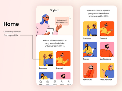 sodara - home app mobile app ui uiux ux