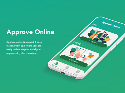 approve online app mobile app ui ux