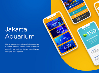 jakarta aquarium app mobile app ui ux