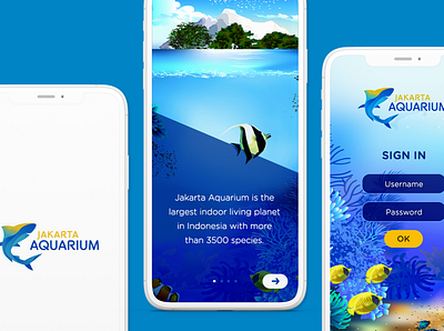 jakarta aquarium app mobile app ui ux