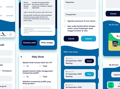 simba - list & form app mobile app ui ux