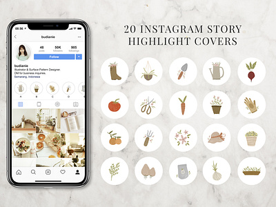 20 Instagram Highlight Covers for Home Garden