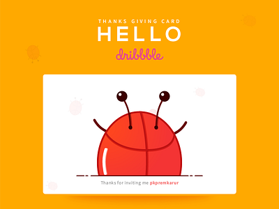 Thanks giving card || dribbble card card design character design dribbble first post graphic illustration ui