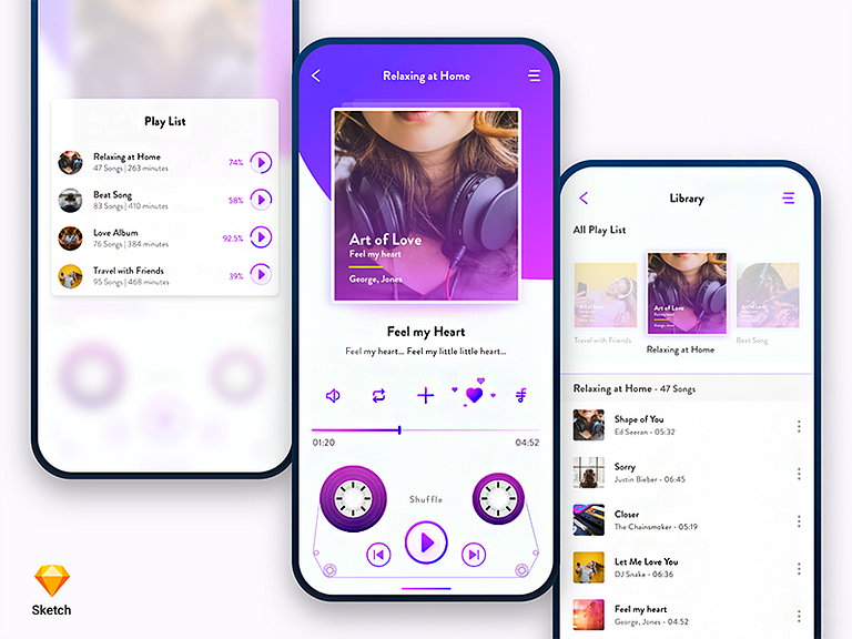 Music Player UX/UI by Gowtham Murugan on Dribbble