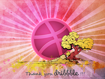 Thank you Dribbble !!! first shot thank you dribbble
