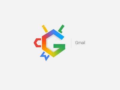 G-mail logo branding colors design gmail icon illustration logo ui