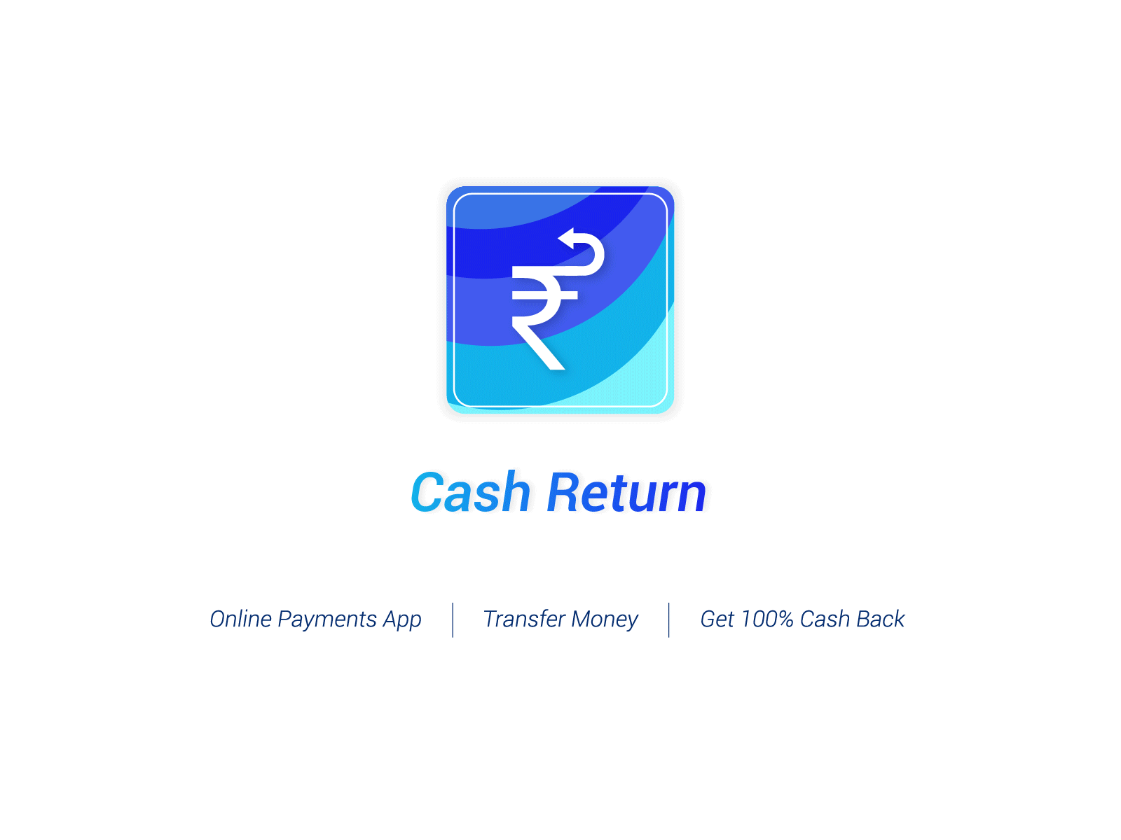 Cash Return App branding cashreturn colors design app graphic gredient illustration reupees text ui ux vector