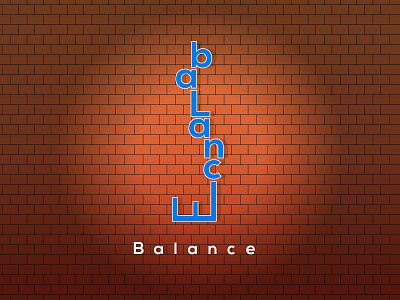 #Balance balance colors design graphic gredients illustration key life logo simple style text vector