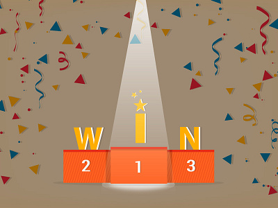 Win Logo 2d design graphic illustration logo