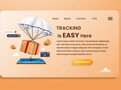 LANDING PAGE concept INSPIRATION