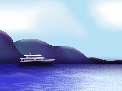 Yacht illustration