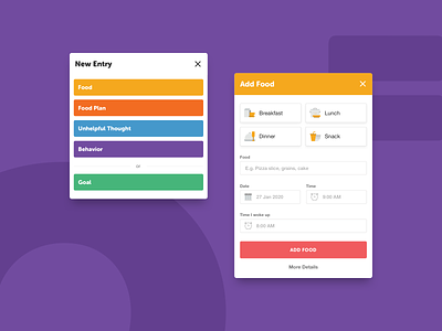 InsideOut / New Diary Entry agency design disorder flat healing healthcare portal patient engagement patient portal product design therapy ui ux web