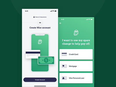 Wisr / Onboarding agency app debt design finance fintech icon ios app ios app design loan calculator mobile money product design ui ux
