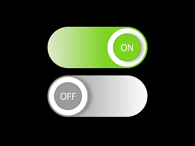 Dailyui 015 (On/Off Buttons)