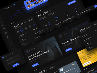 Investment Dashboard clean dashboard dashboard design dashboard ui finance investment simple ui ux