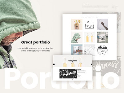 Vardo Portfolio agency clean design designer portfolio presentation ui ux wordpress