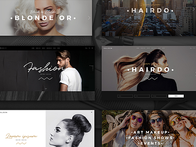 Curly bestseller black clean creative designer elegant gold hair salon hairdresser landing page script font small business theme ui ux web design wordpress